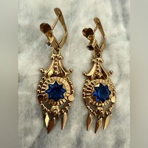 Portuguese gold earrings